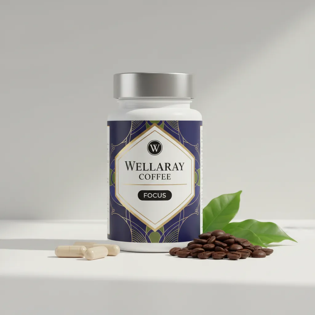 Wellaray Coffee - Slim Coffee Booster food supplement box, 20 sachets